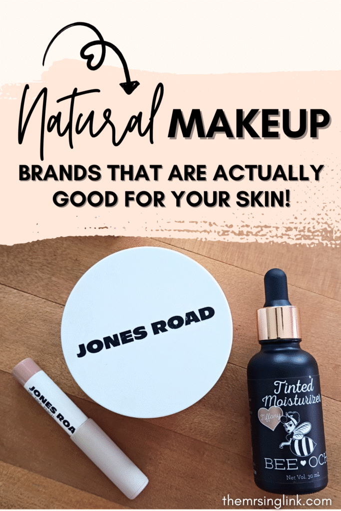 Natural makeup solutions that are actually good for your skin | Now in my mid 30's, I'm over conventional makeup. I found natural makeup brands that are actually good for my skin without turning me into a clown. #makeup #skincare #naturalbeauty