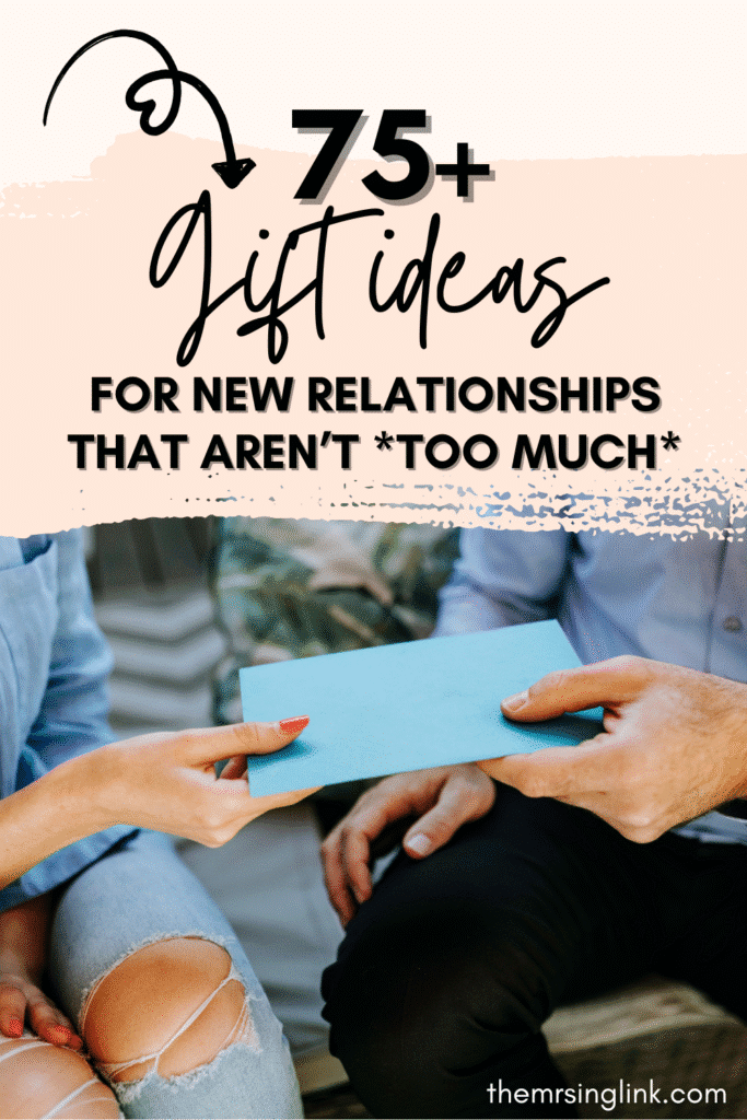 In a new relationship? Here are 75+ gift ideas that aren't *too much* | #giftideas #forcouples
