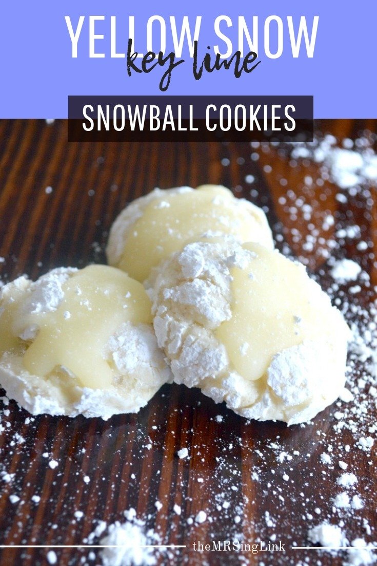 Yellow Snow Key Lime Snowball Cookies | Holiday Cookie Recipes | Christmas Cookies | Key Lime Cookies | White Chocolate Cookie Recipes | Festive Cook Recipes | Snowball Cookies | Funny Recipes | Dessert Recipe Ideas | Cookie Ideas | #cookies #christmascookies #holidayrecipes #snowballs | theMRSingLink