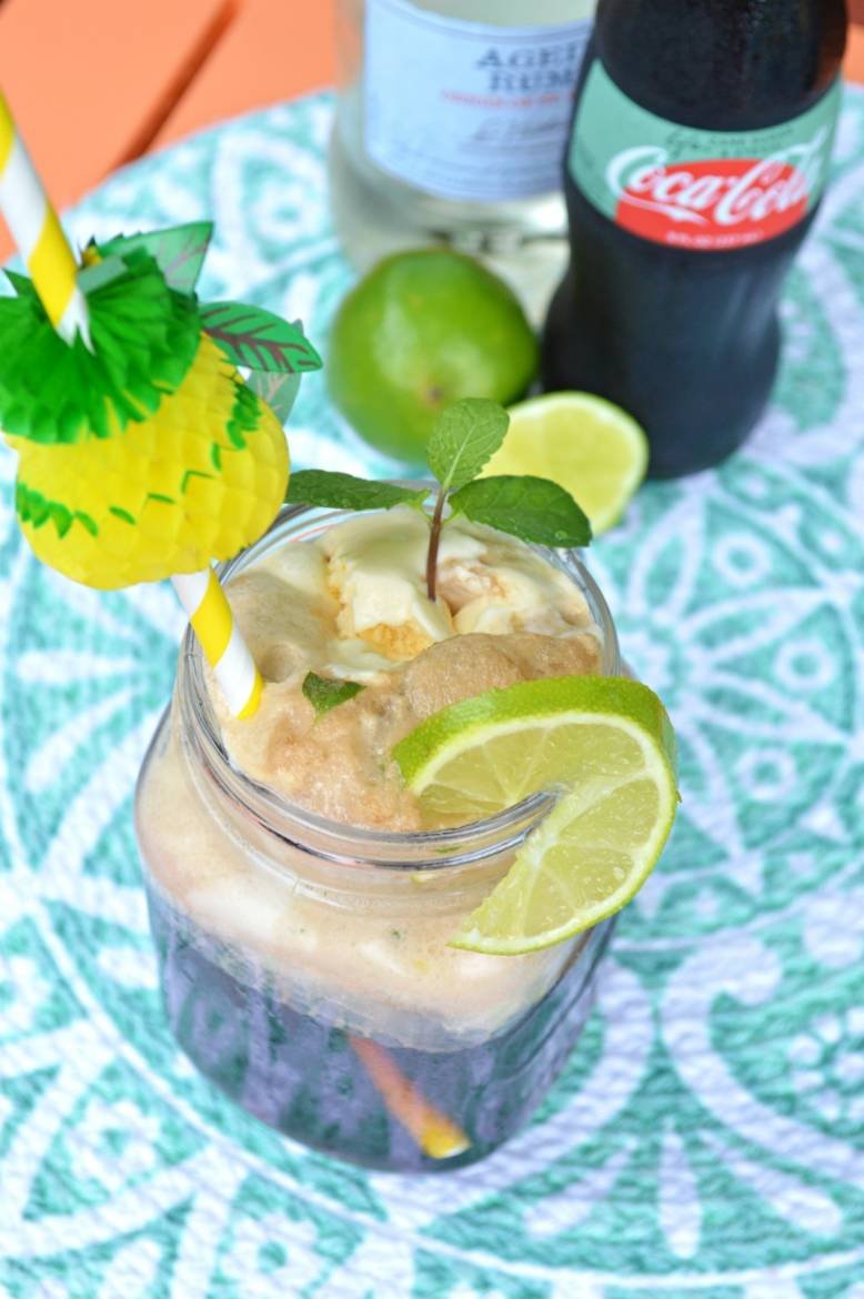 [A Match Made In Heaven] Key Lime Coke Float Mojitos | At-home date night recipes for couples | Spice up your relationship with recipes any couple can make together | A fresh and creamy twist on mojitos and rum and Coke | Cocktail recipes featuring rum | #datenight #recipes #cocktails | theMRSingLink