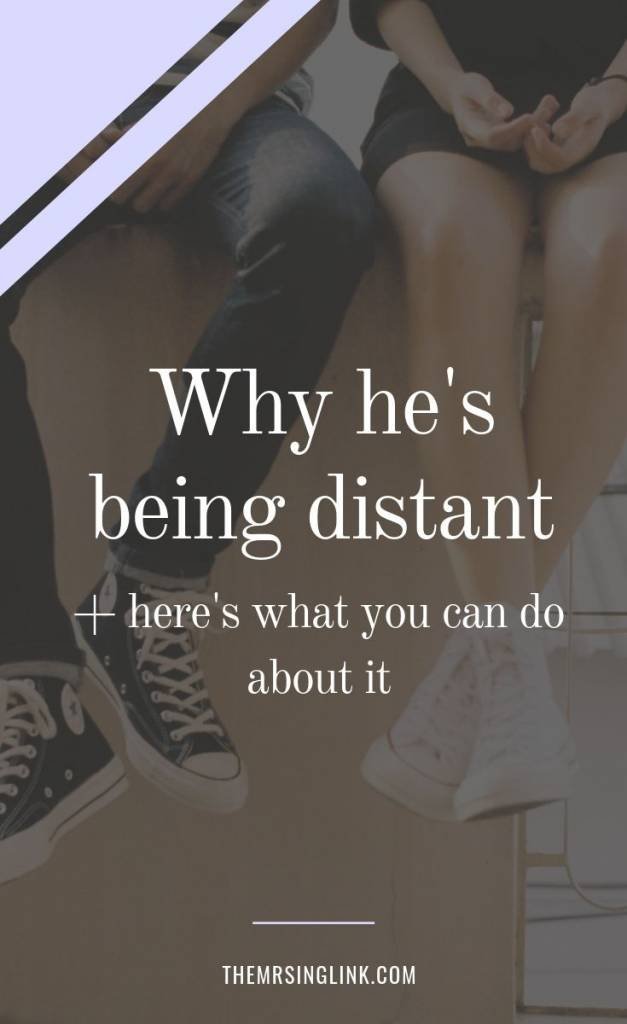 Why He Is Being Distant [+ What You Can Do About It] | Some distance is healthy, but what does it mean if he's increasingly distant in the relationship? When distance starts to effect emotional connection, and create suspicions, is where there might be an underlying reason | #datingtips #relationshipproblems | theMRSingLink