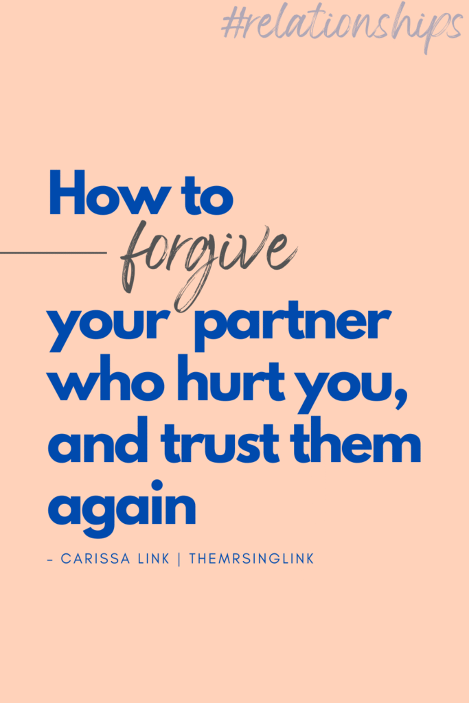 How to forgive and trust your partner again | As if rebuilding trust wasn't hard enough, forgiving the person who broke that trust is a whole other battle. And the first step is understanding the true meaning and purpose of forgiveness.