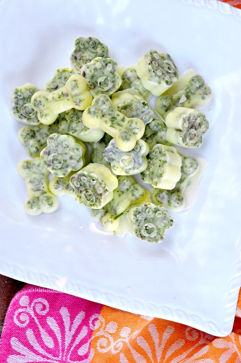 Stinky Dog Breath? A Freshening Treat Recipe You Can Feel Good About | A minty cool chew for your beloved furry companion, made with coconut oil and curly parsley | Oral health is MAJOR in terms of their overall health, and when it comes to committing to brushing our dog's teeth...the struggle is REAL (but more real for them) | #dogmom #petparents #doghealth #dogtreats #diypetrecipe | theMRSingLink