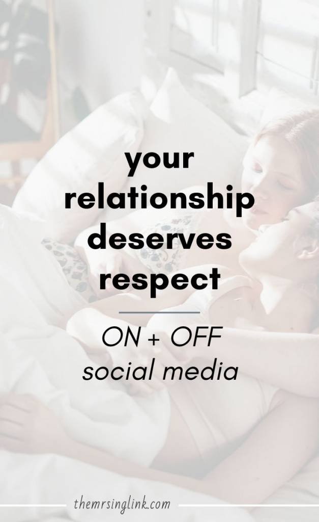 Your Relationship Deserves Respect ON + OFF Social Media | FACT: people care more about their phones, social media, digital privacy and online WORLD more than their relationship, and it shows. #relationshiprealtalk #relationshipcoach #respect #lifeandlove | theMRSingLink