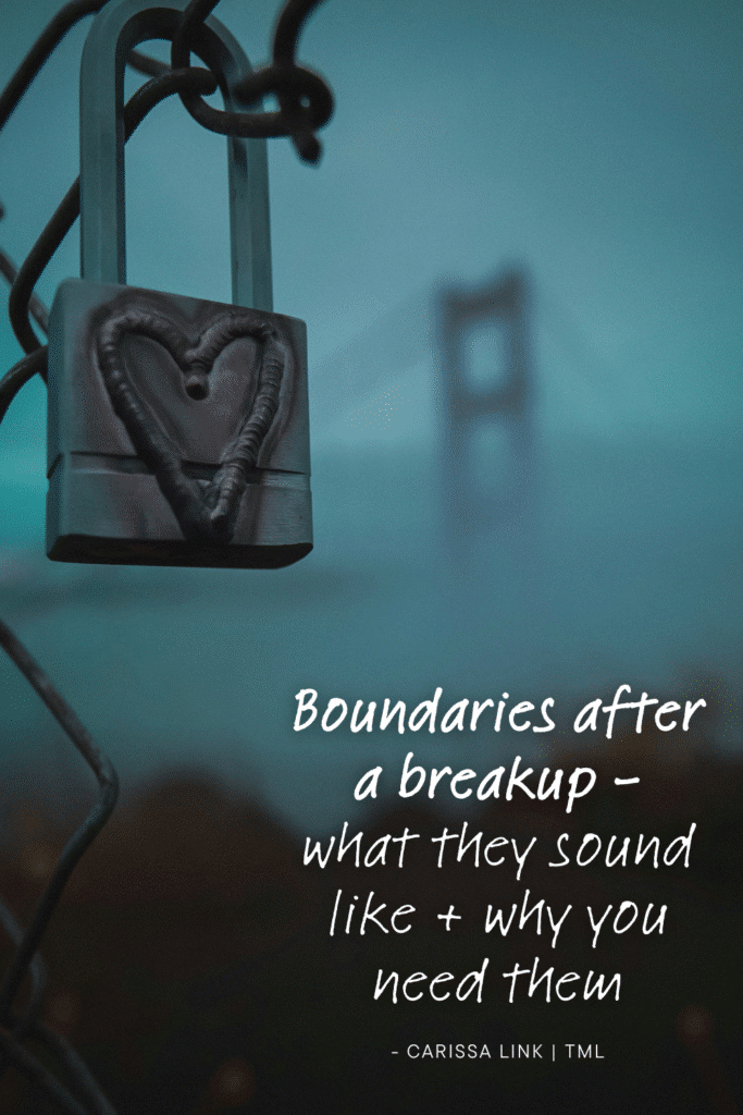Boundaries after a breakup - what they sound like and why you need them | For many following a breakup, there is a continuation of self-betrayal through repetitive patterns that inhibit or prevent true healing.