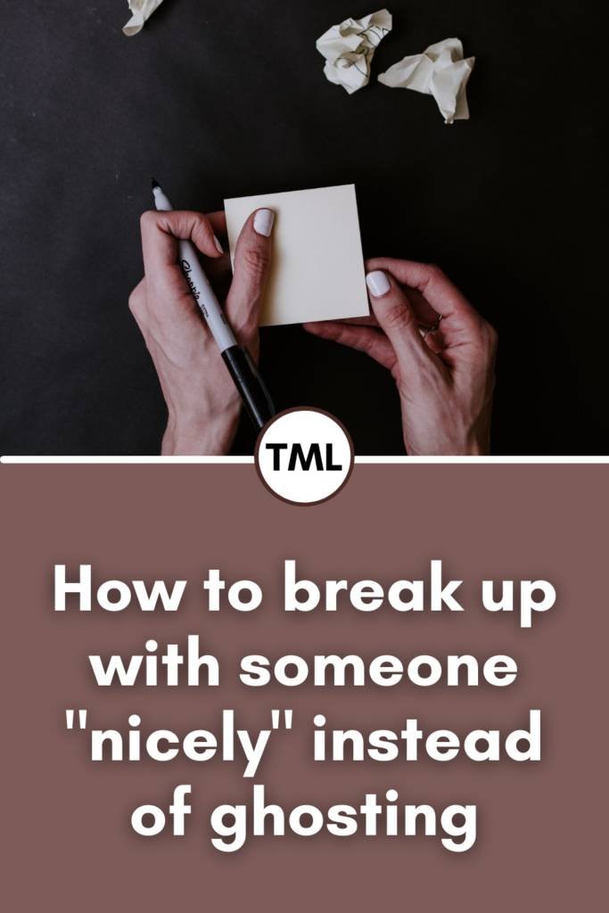 How to let someone down gently instead of Ghosting them | theMRSingLink LLC
