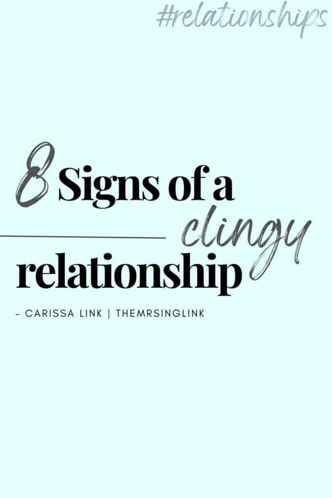 8 Signs of a clingy relationship | What are some of the brushed-under-the-rug signs of a clingy significant other in a relationship? You know, the soft spots we're not really ready to touch on, or admit. #relationships #clingy #clinginess
