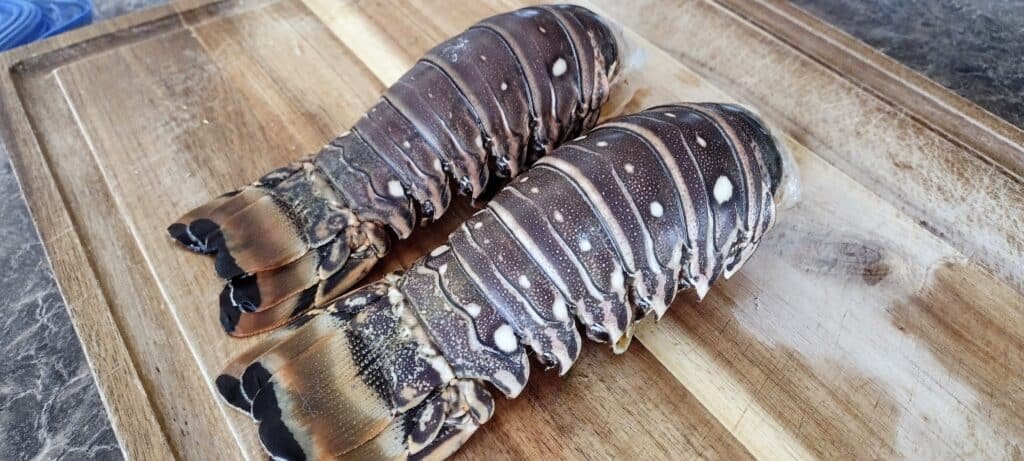 These may have been fresh and personally hand-caught, but right now Lobster is in season here in Florida (or wherever you can get it). And I'm all about making Florida lobster pasta (Lobsta Pasta, lol) when I can get my hands on fresh bugs. Yes, their technically bugs of the sea!