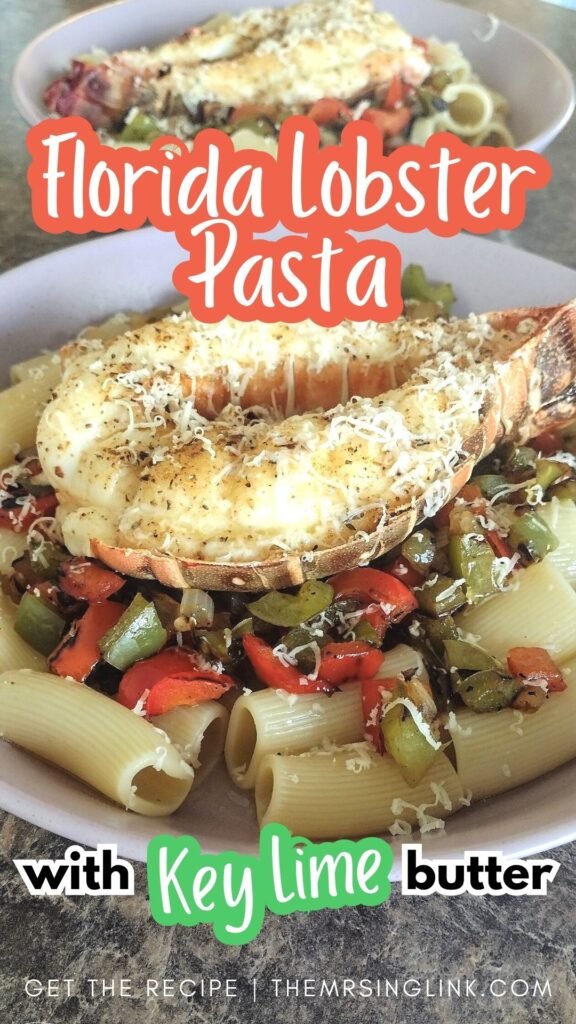Florida lobster pasta with key lime butter sauce