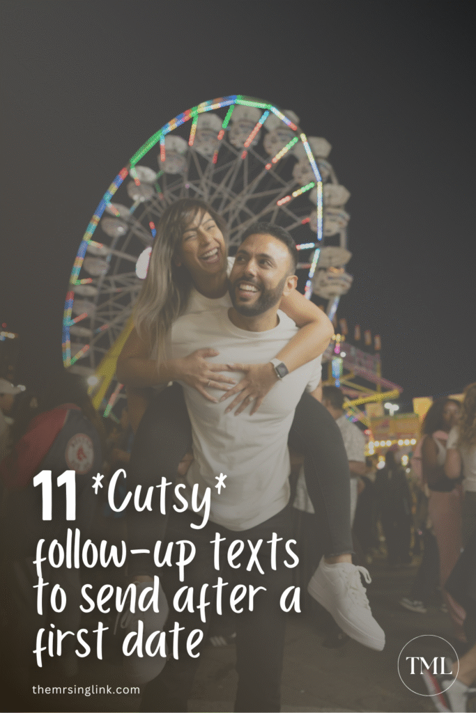 11 Cutsy follow-up texts to send after a first date | It should be important to note that I am addressing both guys and gals here, and that both ought to be comfortable sending a nice little follow-up text after a first date, especially to show them you like them.