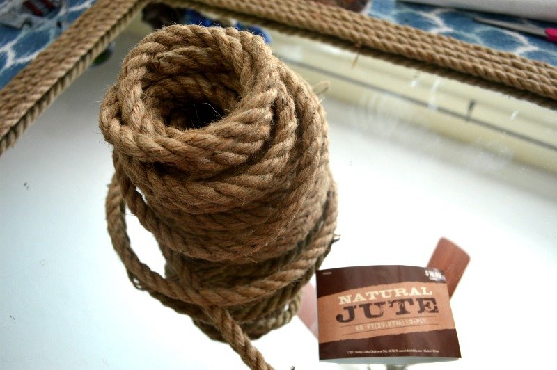 Nautical Rope - Brown Jute Rope for Rustic Crafts and Decoration - 8 Feet 