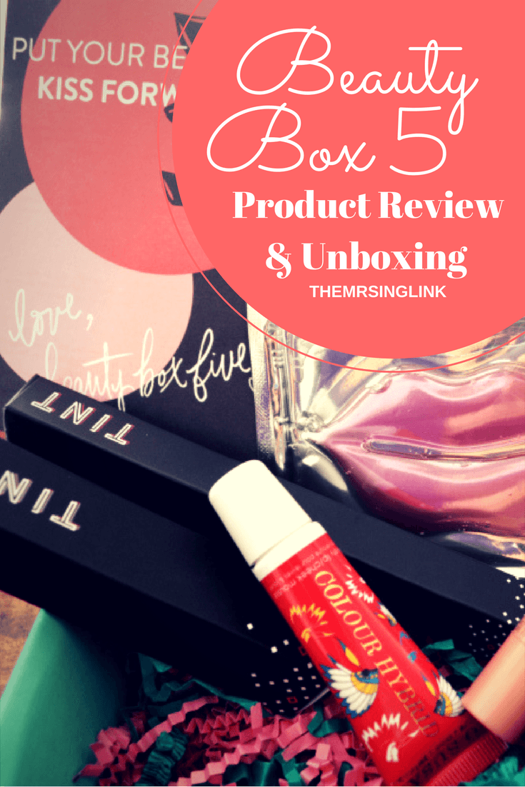 Beauty Box 5 Product Review | Beauty Product Subscriptions | theMRSingLink