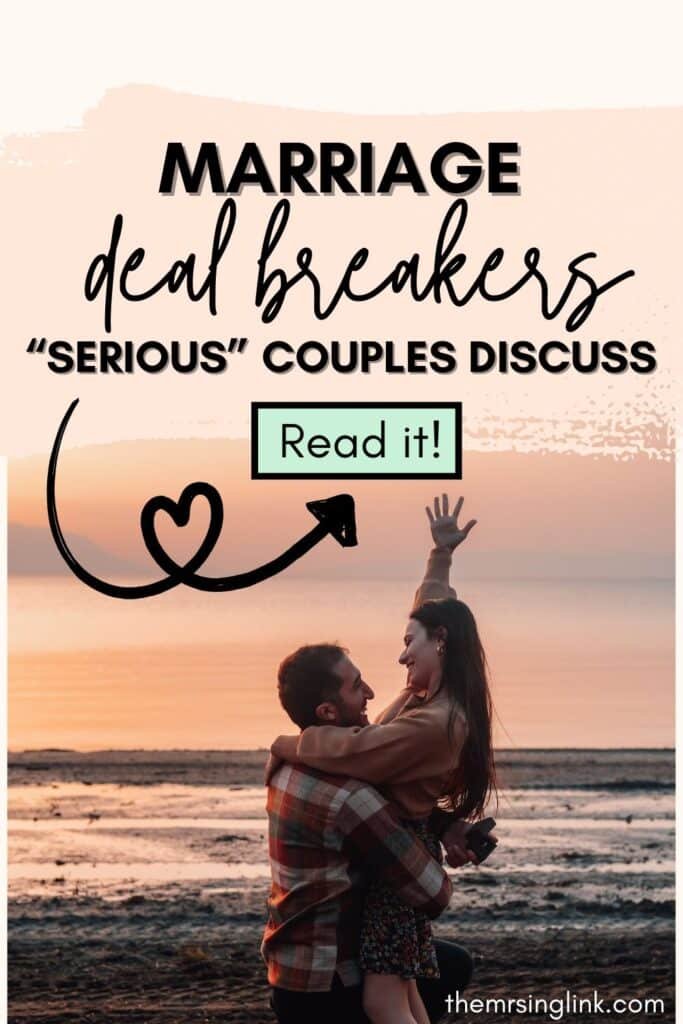 9 Marriage deal breakers "serious" couples discuss | Healthy couples who intend to reach the next step in their relationship (the ring) know there are tough talks to have in order to fulfill one another's marital expectations.