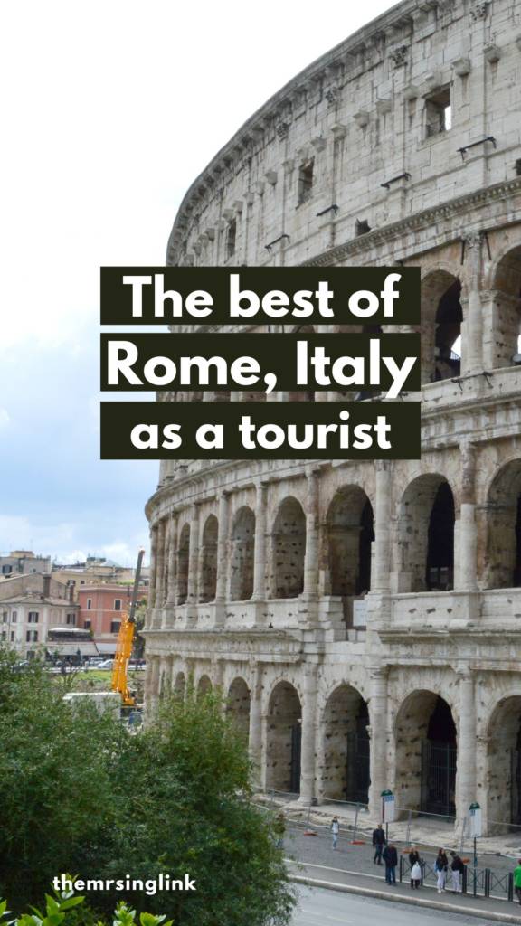 10 Days in Italy - the best of Rome (Roma) as an American tourist. Touring the Vatican, Colosseum, and any Gelato shop all in THREE days. #Rome #italy #travel | theMRSingLink LLC