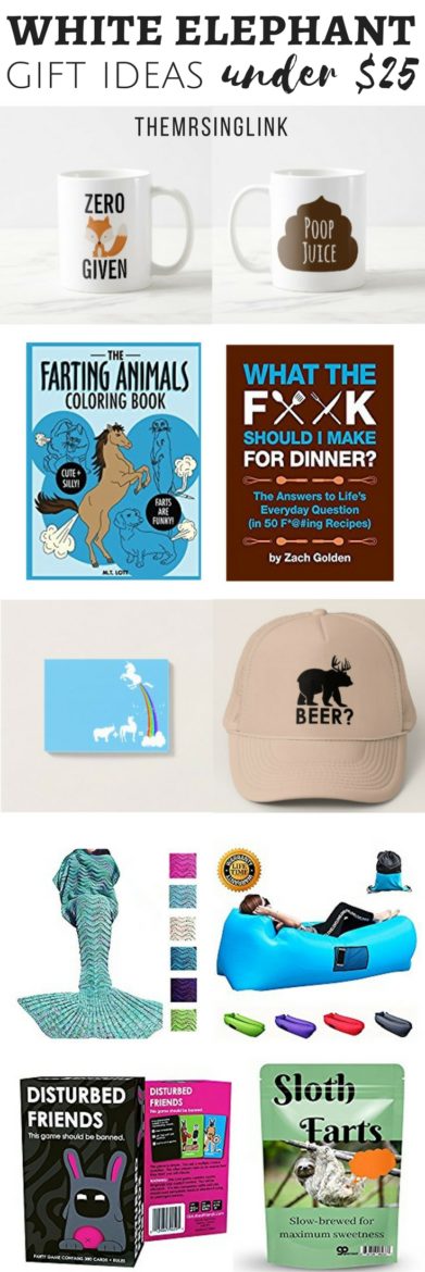 15+ Hilarious Gags & Gift Ideas For Your White Elephant Christmas Party | White Elephant Gift Ideas | Adult Ideas For The White Elephant Gift Exchange | Christmas Party Gift Ideas | Christmas Gifts | Unique Gift Ideas For Christmas | Gag Gifts | Funny Gifts | Personalized Gift Ideas | theMRSingLink