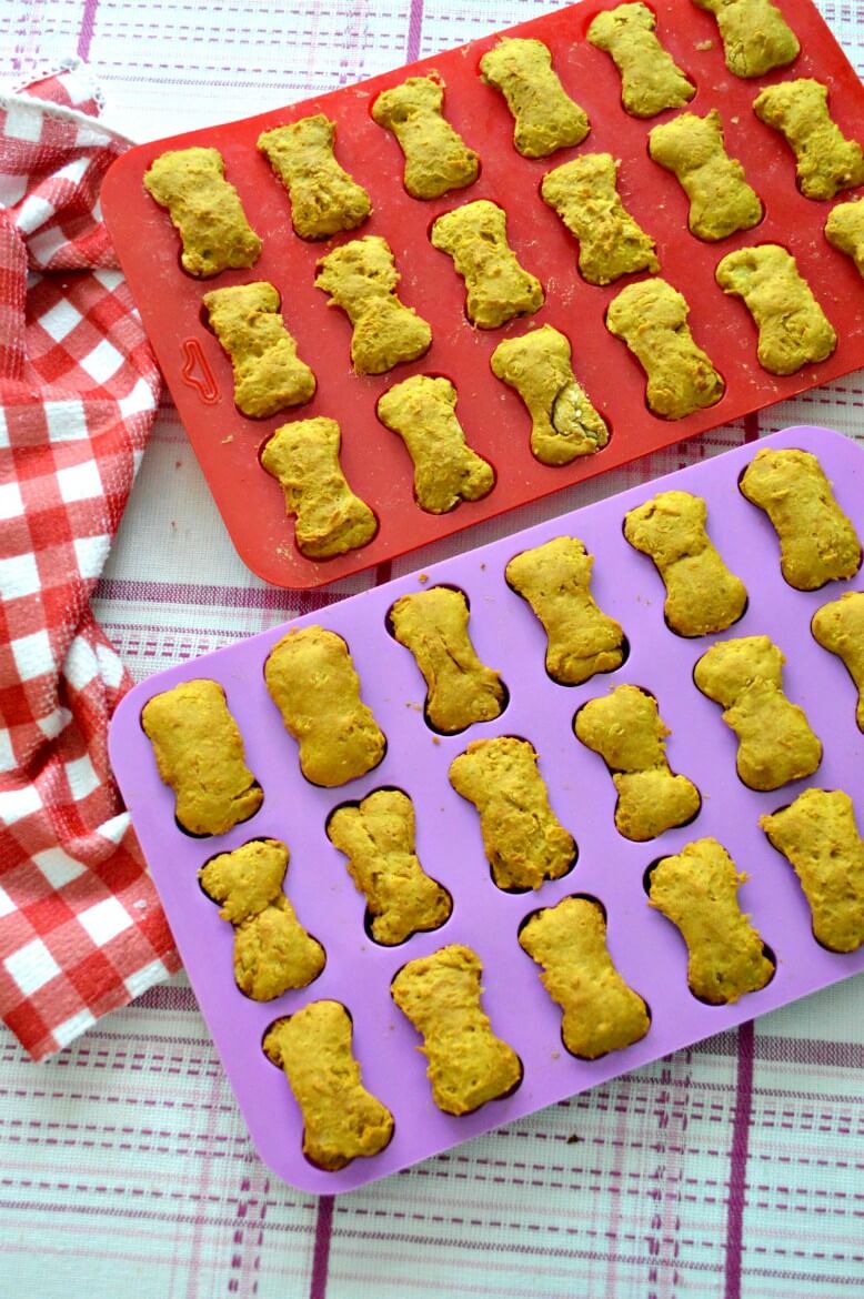 Easy Dog Biscuit Recipes - Homemade Dog Treats Using Silicone
