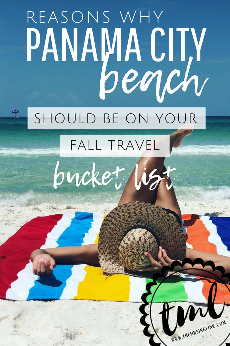 Why Panama City Beach Should Be On Your Fall Travel Bucket List | #ad #realfunbeach @visit_pcb | The best Florida beaches | Panama City Beach Florida | Florida fall travel bucket list | Fall beach vacations | #vacations #beaches #florida | theMRSingLink