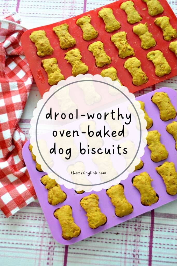 Drool-worthy Oven-baked Dog Biscuits | I've officially become one of THOSE dog moms. It started while I was looking for dog treats - I couldn't believe the amount of literal crap that goes into some of the brands out there - like copper nitrate and citric acid. Really?! So I decided to take matters into my own hands, literally, with only a handful of real ingredients. Your fur-companion will be drooling over these oven-baked peanut butter dog biscuits | theMRSingLink LLC