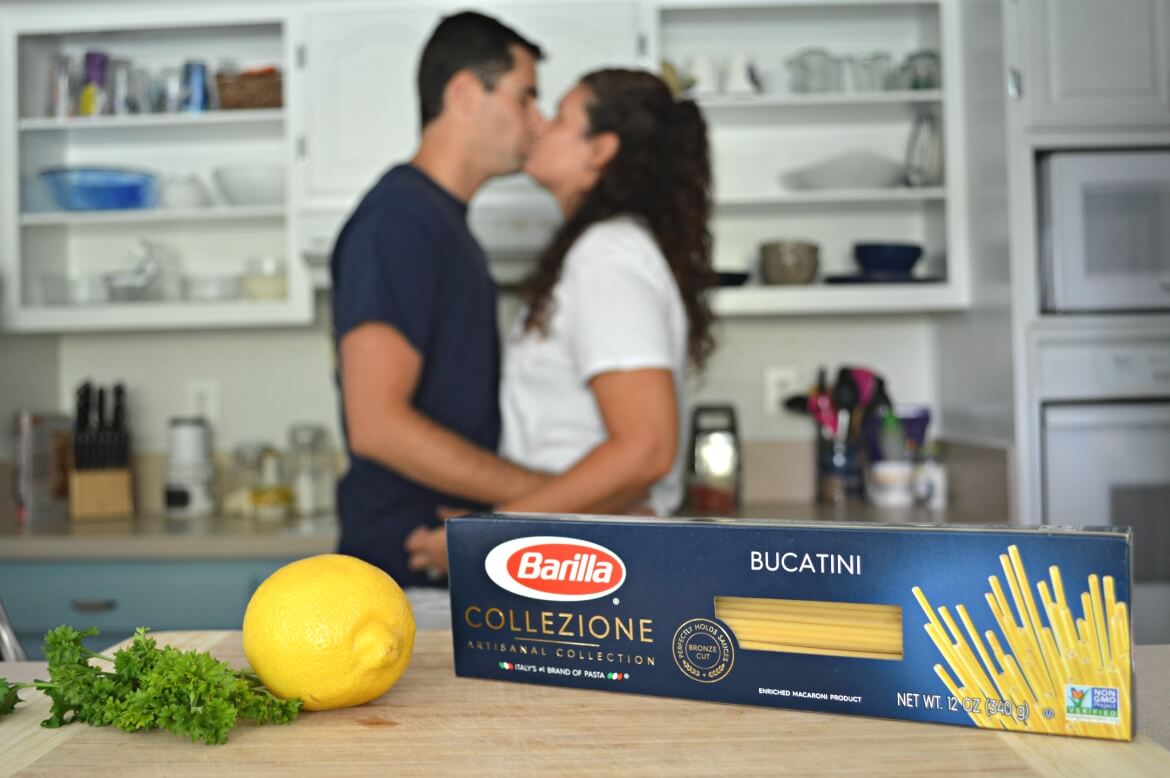 AD [Date Night Dinner For Two] Pasta With Lemon, Capers and Spinach | #ElevateYourMeal | A simple at-home date night recipe | Dinner recipes for couples to make together | Easy pasta recipe in less than 20 minutes | #datenight #pastarecipe | theMRSingLink