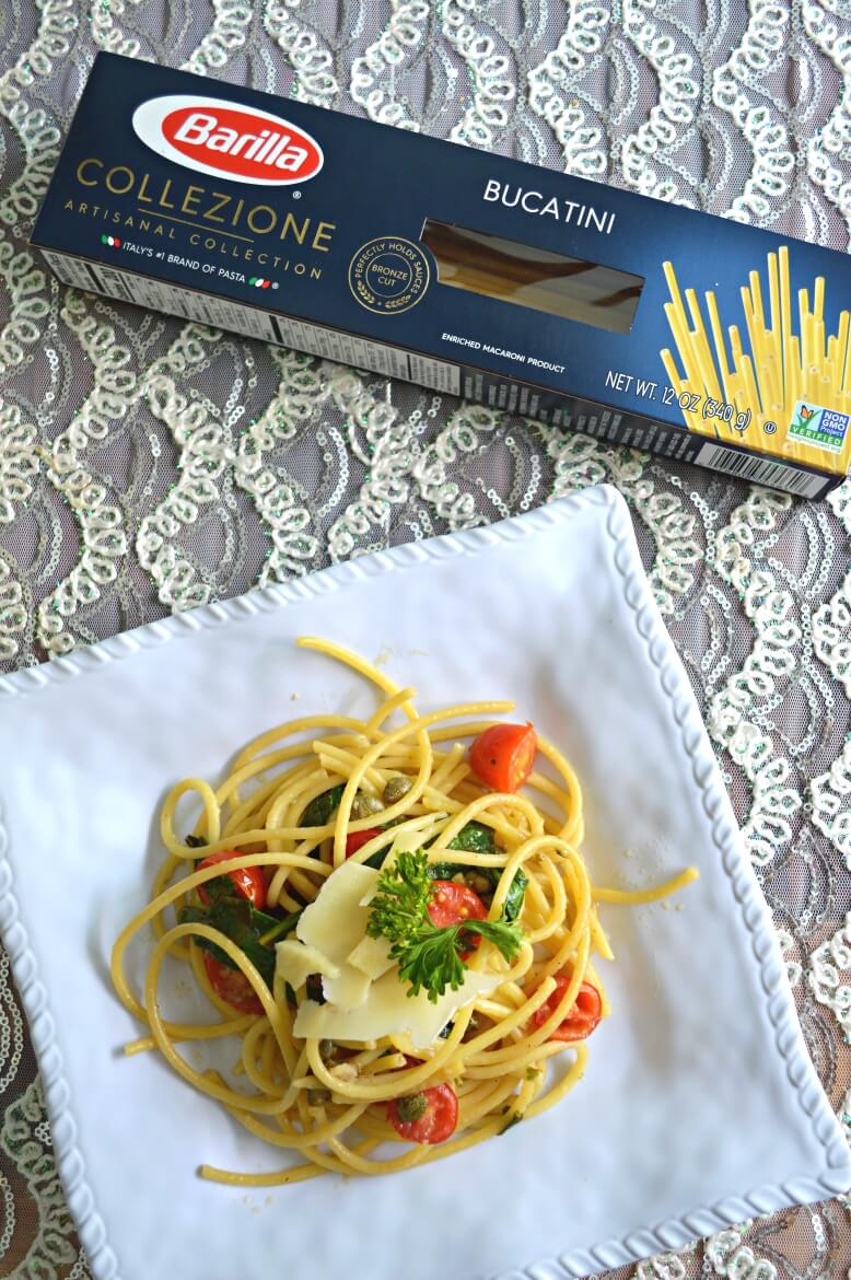 AD [Date Night Dinner For Two] Pasta With Lemon, Capers and Spinach | #ElevateYourMeal | A simple at-home date night recipe | Dinner recipes for couples to make together | Easy pasta recipe in less than 20 minutes | #datenight #pastarecipe | theMRSingLink
