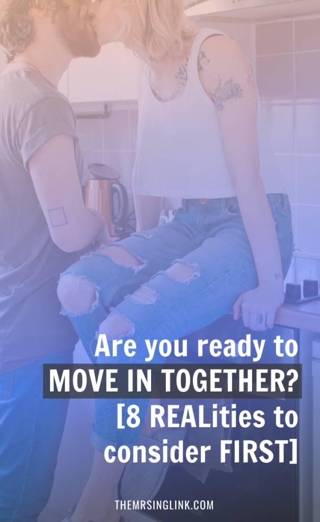 Before moving in together, UNPACK these things! | Is it the right time to live together - how do you know? Timing may be everything, but there are also warning signs to look out for prior. Cohabitation, money and boundaries, to name a few, are some of the things couples are to consider when taking the plunge to join forces | #movingintogether #couplesadvice #milestones #relationships | theMRSingLink