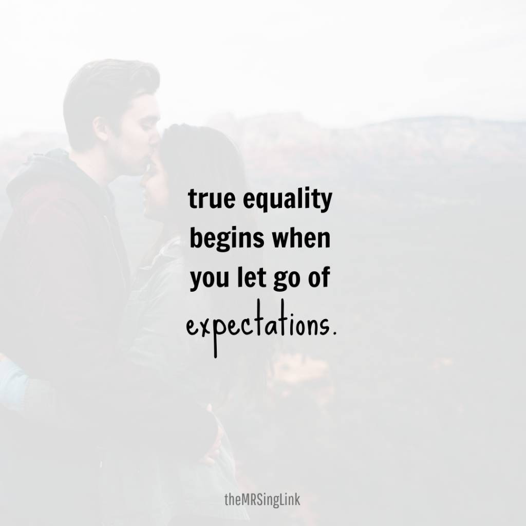 I Am Not An Oppressed 50's Housewife - My Marriage Is Equal | You may not see it, but my marriage is far more equal than what's surface deep. Equality in marriage doesn't exist, and 50/50 is unreachable | Gender equality in marriage - a 50/50 commitment | theMRSingLink