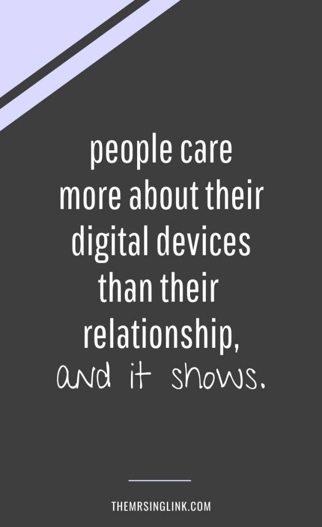 Your Relationship Deserves Respect ON + OFF Social Media | FACT: people care more about their phones, social media, digital privacy and online WORLD more than their relationship, and it shows. #relationshiprealtalk #relationshipcoach #respect #lifeandlove | theMRSingLink