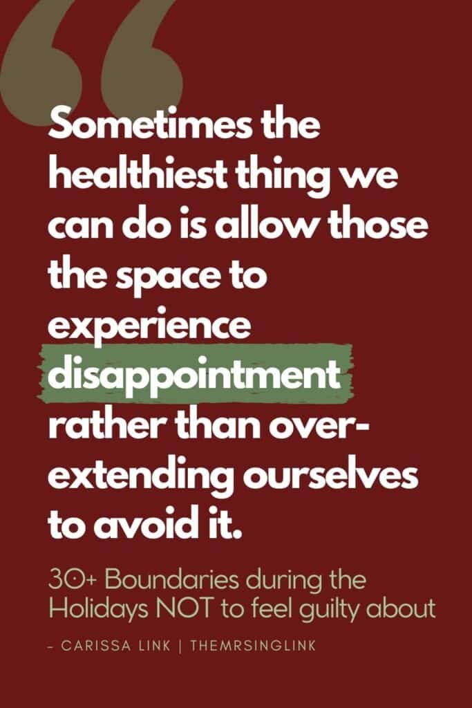 You either find the Holidays to be stressful and chaotic (particularly when it comes to meeting the demands of pleasing those around you) or you struggle with the shame and guilt of setting boundaries during the Holidays (with family and loved ones). Here's to setting boundaries during the Holidays without the guilt! #boundaries