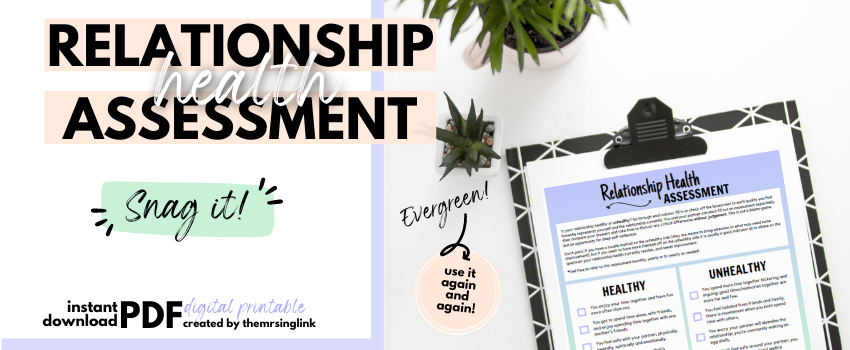 Relationship Health Assessment | Created by theMRSingLink LLC