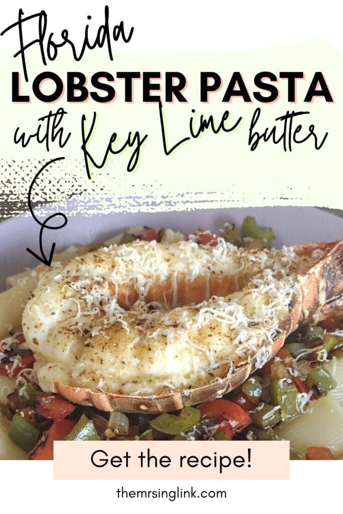 Florida Lobster pasta with key lime butter sauce | It's a delectable and super easy recipe if you're not-so-skilled in the seafood department. You really can't mess this one up, honestly, it's that good and that simple.