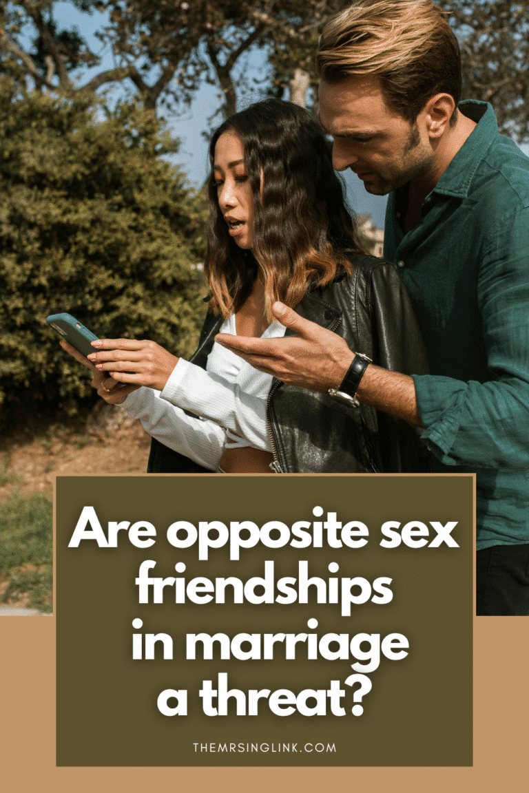 Are opposite sex friendships in marriage a threat?